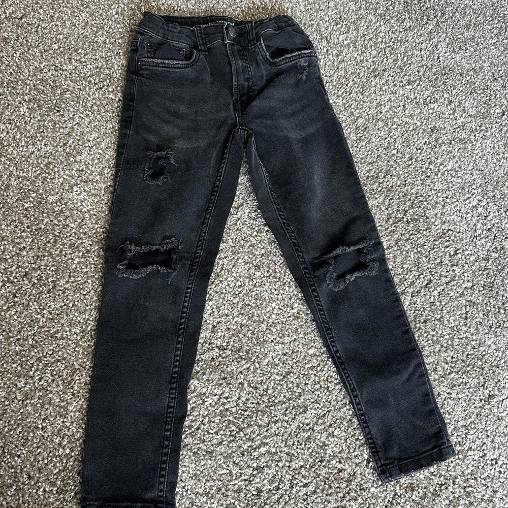 Kid’sBlack Distressed Jeans